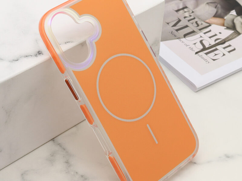 Futrola AMBER RING MagSafe za iPhone 17 (6.3) narandzasta