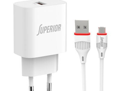 Kucni punjac Superior CO-BA21A Fast QC3.0 18W 3A Micro USB beli