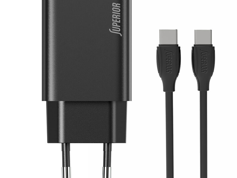 Kucni punjac Superior SU-P103 Super Fast PD 25W 3A Type C na Type C crni (CERT)