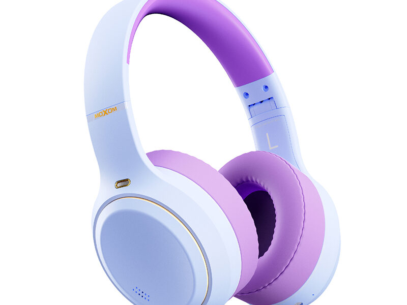 Slusalice bluetooth Moxom MX-WL91 ANC ljubicaste