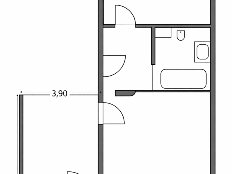 Dvosoban stan 60 m2 u Karadjordjevoj na prodaju