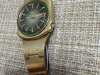 Seiko 5 Automatic 6119-7420 – Vintage Japan – Zeleni brojčanik – Robustan mehanizam