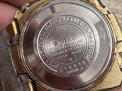 Seiko 5 Automatic 6119-7420 – Vintage Japan – Zeleni brojčanik – Robustan mehanizam