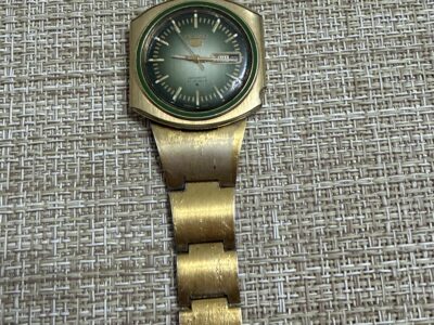 Seiko 5 Automatic 6119-7420 – Vintage Japan – Zeleni brojčanik – Robustan mehanizam