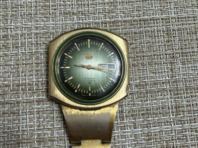 Seiko 5 Automatic 6119-7420 – Vintage Japan – Zeleni brojčanik – Robustan mehanizam