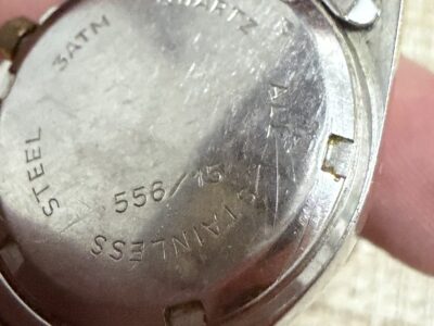 AGIR Watch Swiss Made datum celik pozlata