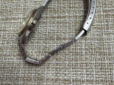 AGIR Watch Swiss Made datum celik pozlata