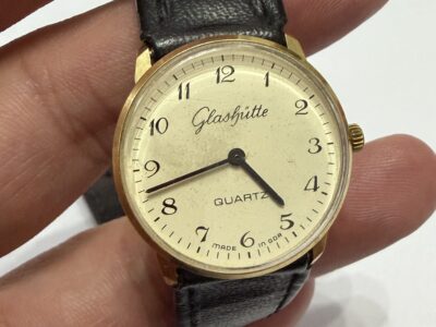 Glashütte Quartz – Made in GDR, vintage sat, 29mm