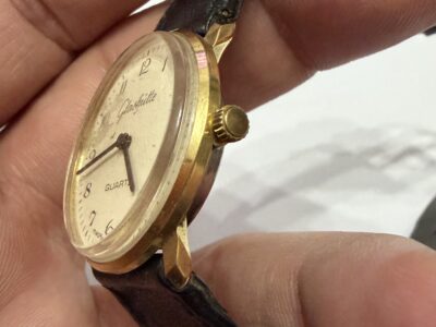 Glashütte Quartz – Made in GDR, vintage sat, 29mm